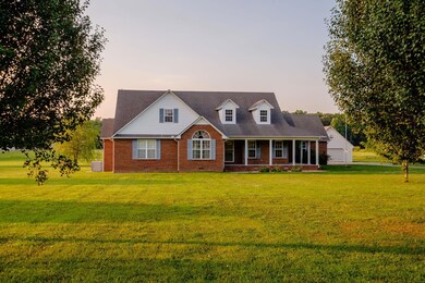 Amazing front yard with mature trees .