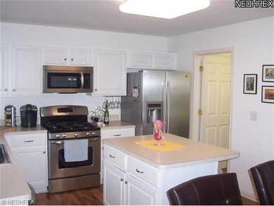 Newer stainless steel appliances in the kitchen st