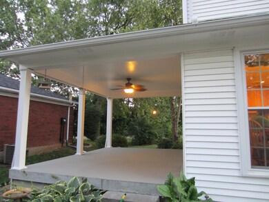 Covered Side Porch