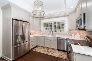 Updated kitchen with Hardwood floors