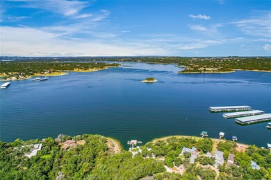Drone / aerial view of a large body of water