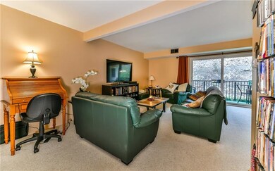 There is Ample living space in the living room wit
