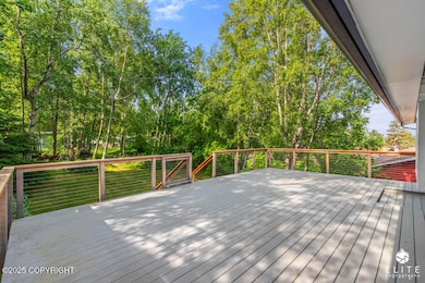 Peaceful back deck