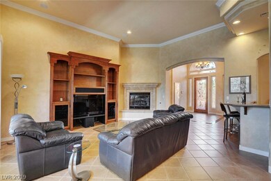 Family Room with Media Center