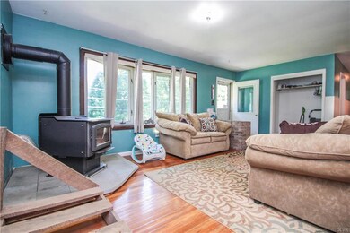 You'll love the wood stove which heats the whole h