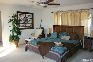 Spacious Master with French Doors opening to Patio