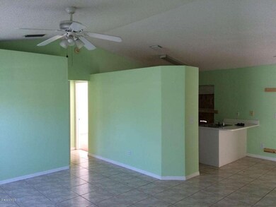 Living Area has high ceilings