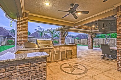 Outdoor kitchen with commercial quality flat top g