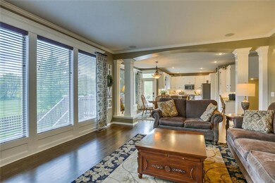 Quick Walk Out access from living room and kitchen