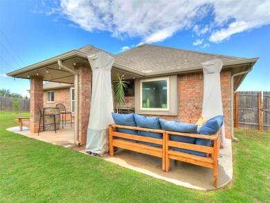 Oversized patio