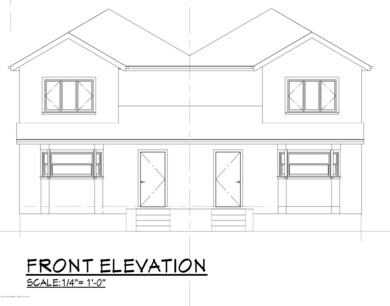 (2) Front elevation 1