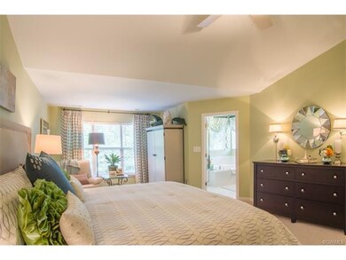 Master suite with sitting area