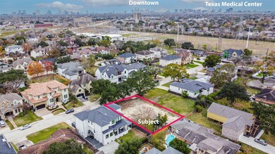 4403 Meyerwood Lot with locations of both Downtown