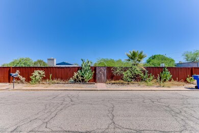 Fully fenced yard