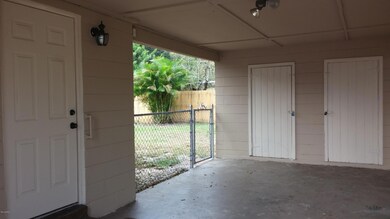 Carport with Laundry Room