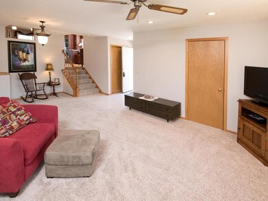 Main floor living room.  Don't miss the surprise b