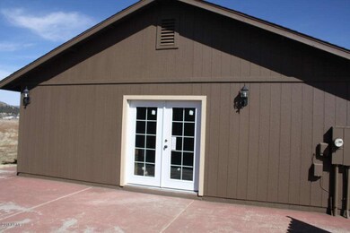 French doors to family room from pati