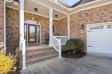 Cozy, covered front porch