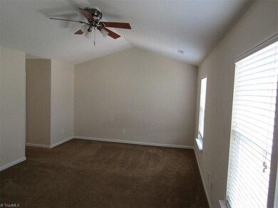 Master bedroom from hall door