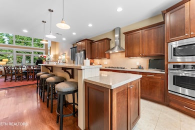 Dining Island in Kitchen