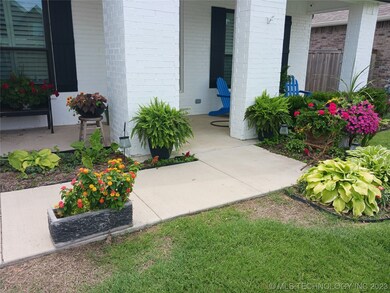 Can you see yourself sitting on this covered porch