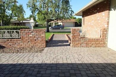 Entry and Brick Courtyard