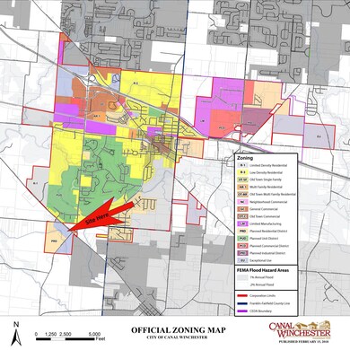 Zoning map