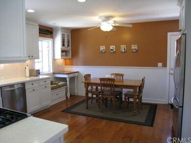 Eat-in kitchen with window seat.....