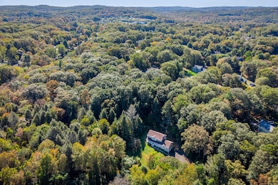 Aerial view of the property
