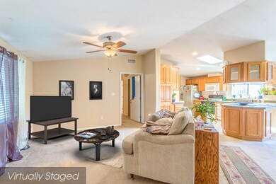living room staged