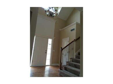 Foyer with 2 story ceilings