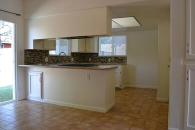 Kitchen and dining area