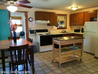 open spacious kitchen and dining