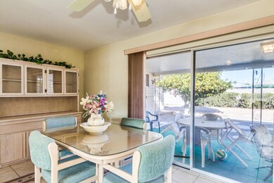 Dining area to patio
