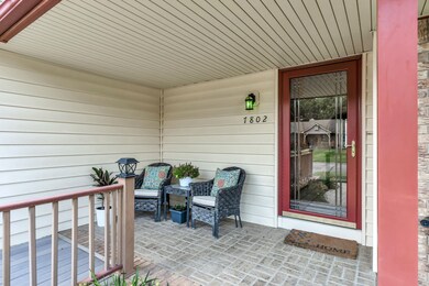 Covered front porch