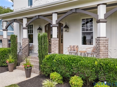 Large covered front porch