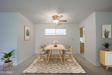 Virtually Staged Dining Room