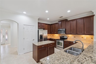 Kitchen with walk-in pantry