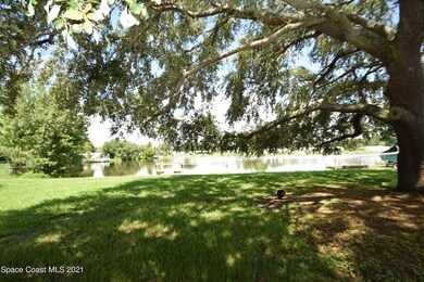 back yard with lake view