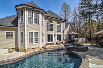 Enjoy the view of your beautiful home from the spa