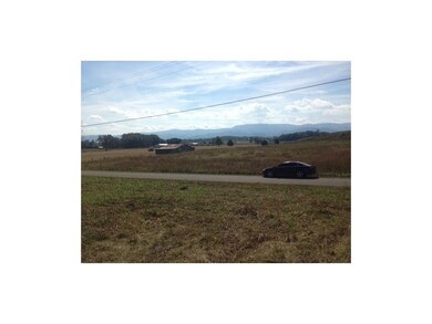 Great mountain views from lot
