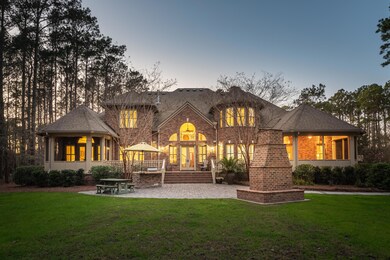 Evening View of Back of Home