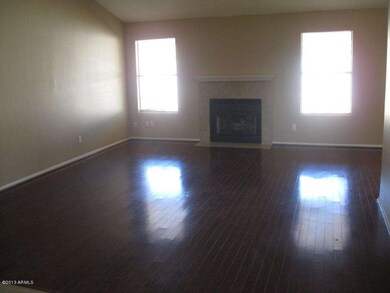 Family room with fire place
