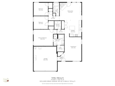 View of floor plan / room layout