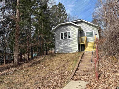Exterior space with stairway