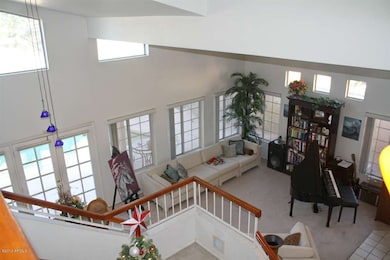 View of Living Room from Stairs