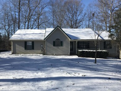 front view with recent snow
