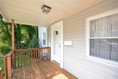 Inviting front porch - a great place to relax