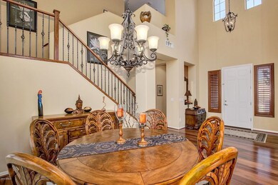 dining room and main door