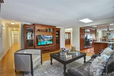 Kitchen opens to the living room/family room area 